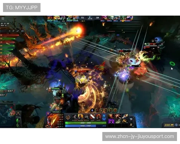 Dota2高地团战四保一阵容完成极限翻盘